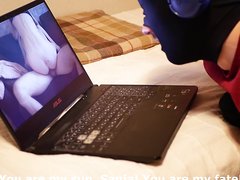 Жена трахается со студентом в общаге и транслирует мужу онлайн